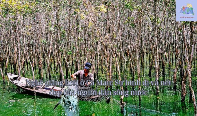 Nghề giăng lưới ở Cà Mau: Sự bình dị và nét đẹp của người dân sông nước